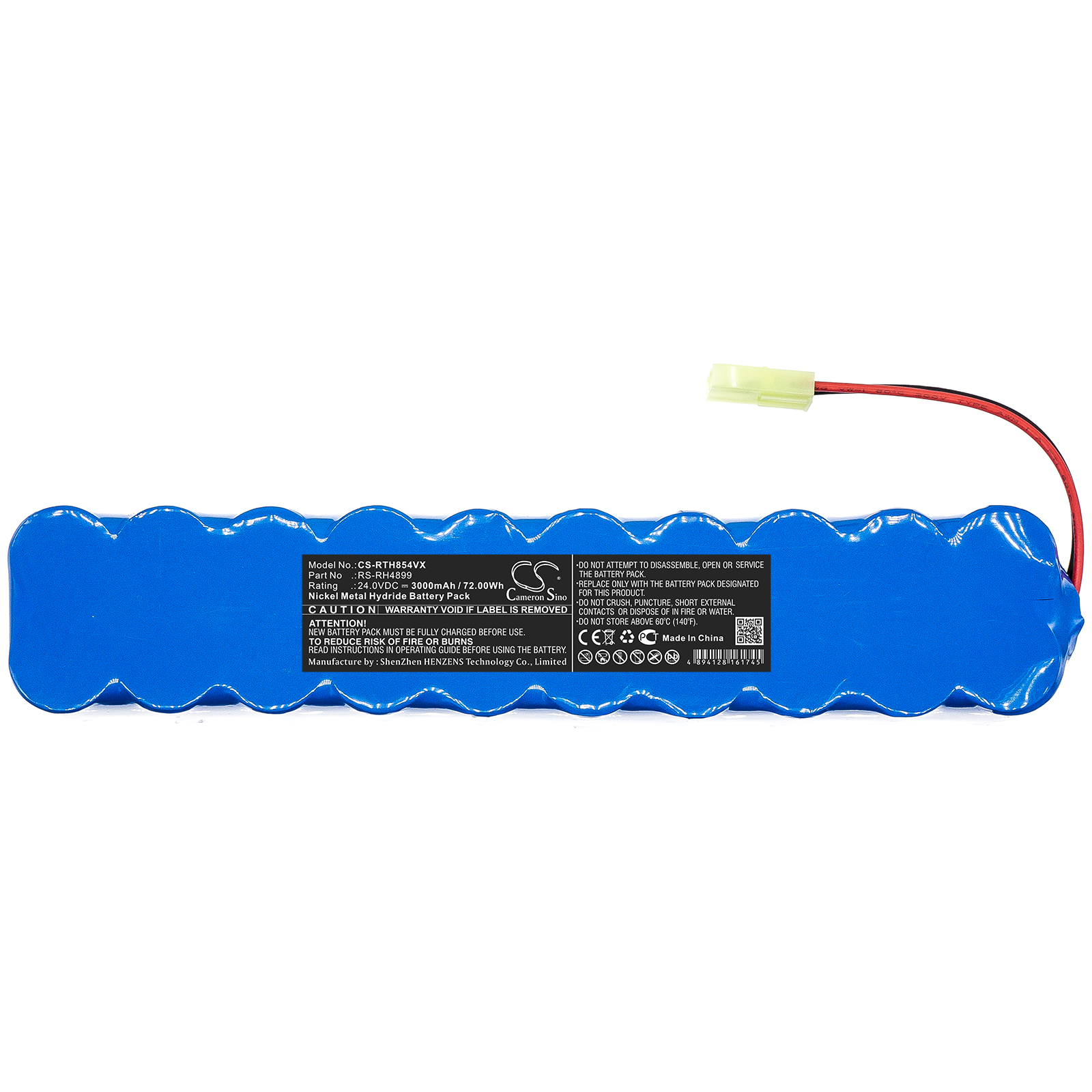 Акумулятор Rowenta RH8543019A0, RH8543019A1, RH8543019A2, RH8543019A3, RH8543019A4, RH8543LE/9A0, RH8543LE/9A1, RH8543LE/9A3, RH8543LE9A0, RH8543LE9A1, RH8543LE9A2, RH8543LE9A3, RH8545WI9A0, RH8545WI9A1, RH8548, RH854801, RH854801/9A0, RH854801/9A1, - Зображення 3