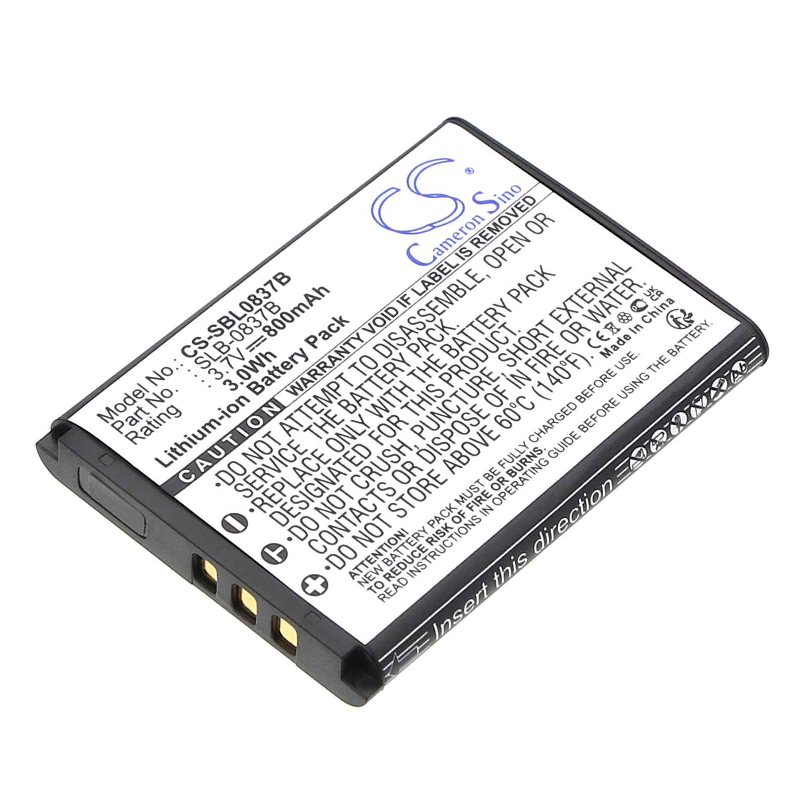 Акумулятор Samsung Digimax L70, Digimax L70B, L201, L83T, NV10, NV15, NV20, NV8
