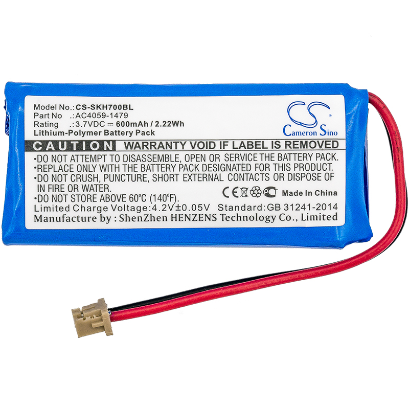 Акумулятор Socket Mobile CHS 7Qi, CHS 7X, CHS 7Xi, CHS 7XiRx, CHS 7XRx - Зображення 3