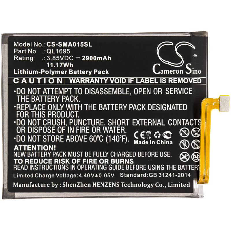 Акумулятор Samsung Galaxy A01, Galaxy A01 2019, Galaxy A01 Core, SM-A013F/DS, SM-A013G/DS, SM-A013M/DS, SM-A015, SM-A015A, SM-A015F, SM-A015F/DS, SM-A015G/DS, SM-A015M, SM-A015M/DS, SM-A015T, SM-A015V, SM-A105T1 - Зображення 3