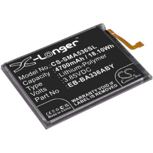 Акумулятор Samsung Galaxy A33 5G, Galaxy A53 5G, Galaxy A53 5G 2022, SM-A3360, SM-A336B/DSN, SM-A336E, SM-A336E/DS, SM-A336E/DSN, SM-A336N, SM-A5360, SM-A536A, SM-A536B/DS, SM-A536D, SM-A536E, SM-A536E/DS, SM-A536J, SM-A536N, SM-A536R4, SM-A536T,