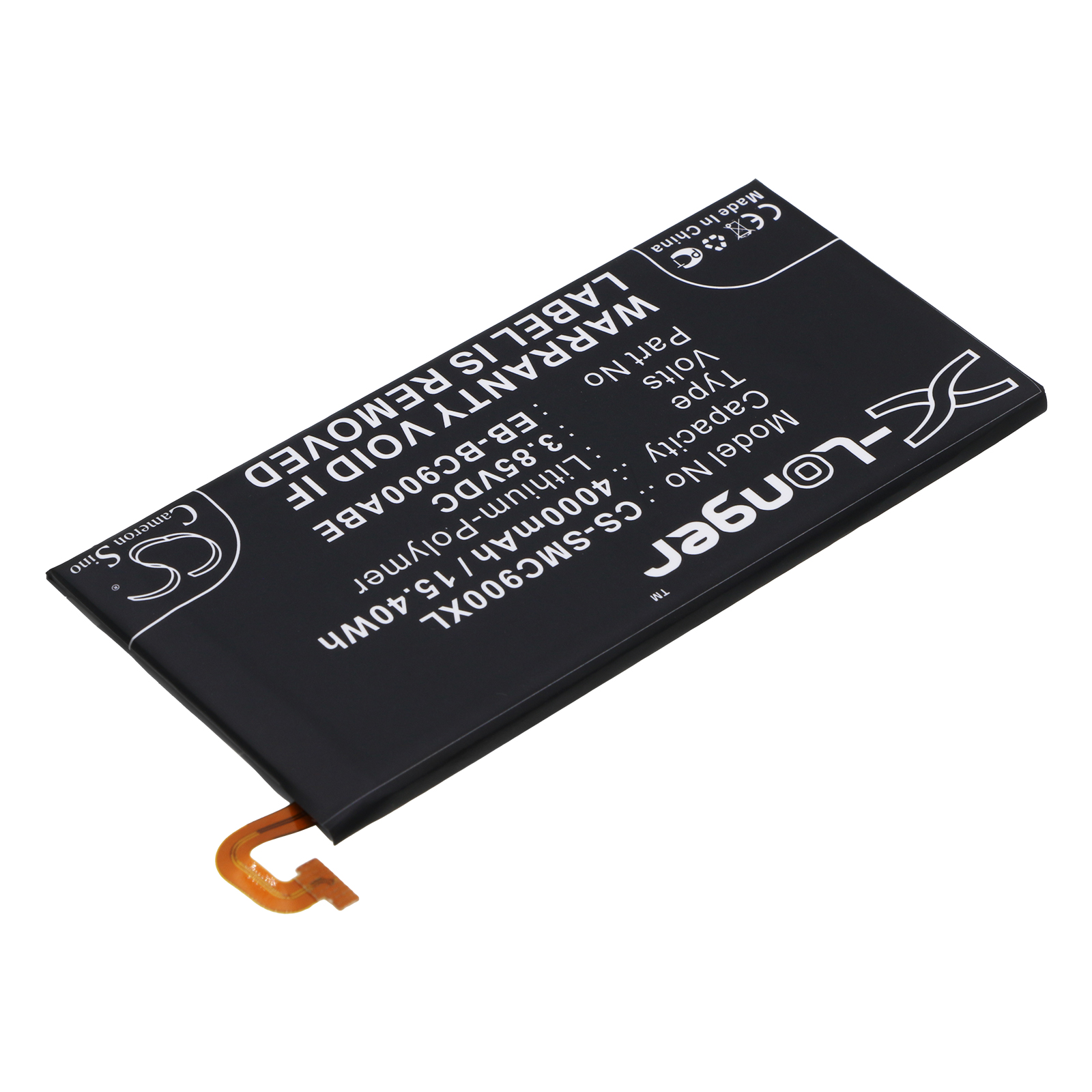 Акумулятор Samsung Galaxy C9 Pro, Galaxy C9 Pro Duos, Galaxy C9 Pro Duos TD-LTE, SM-C9000, SM-C9008, SM-C900F/DS, SM-C900Y/DS - Зображення 2