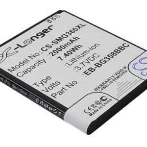Акумулятор Samsung Galaxy Core Lite 4G TD-LTE, SM-G3556, SM-G3586H, SM-G3586V, SM-G3588, SM-G3588D, SM-G3588V, SM-G3589V, SM-G3589W