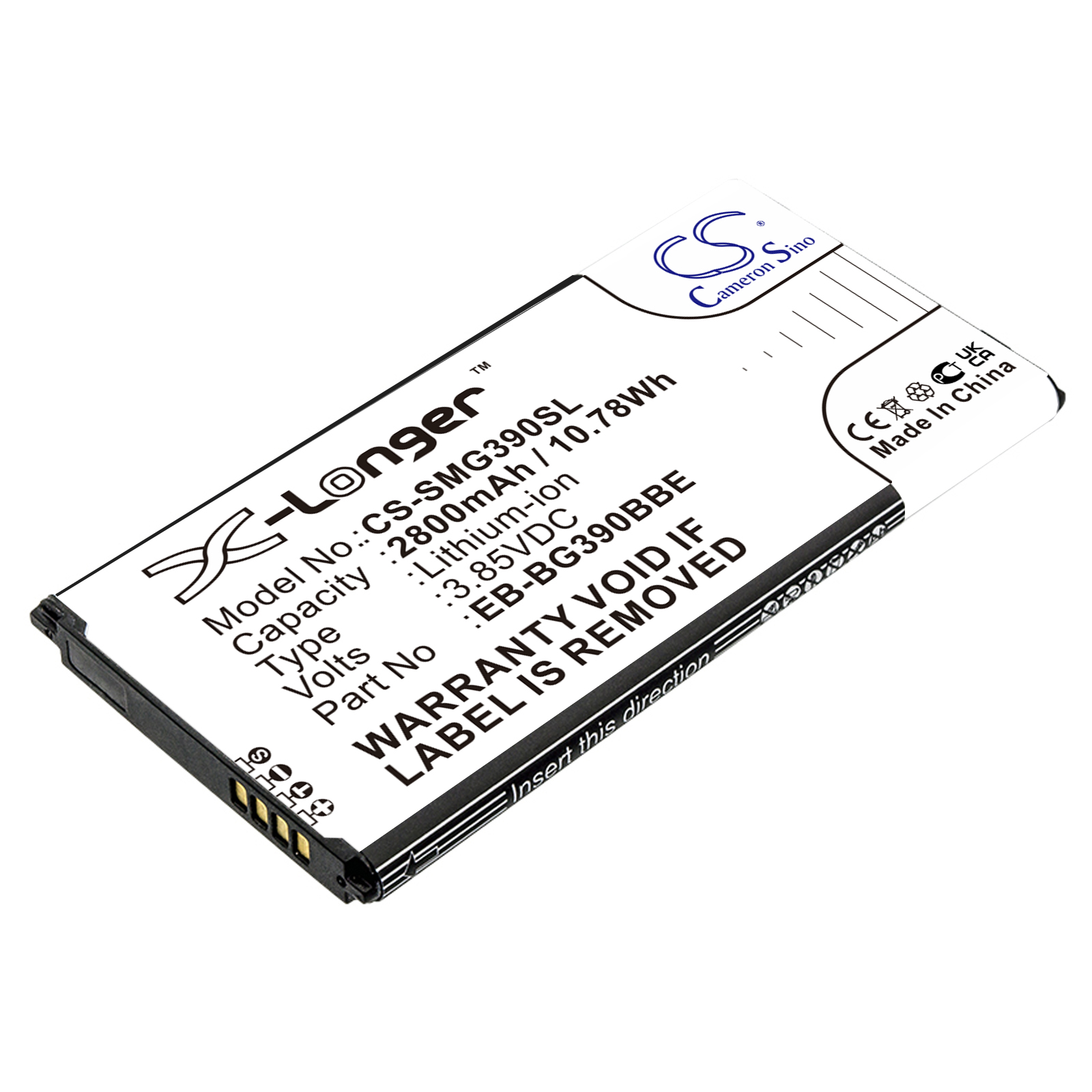 Акумулятор Samsung Galaxy Xcover 4, Galaxy Xcover 4 2017 TD-LTE, Galaxy Xcover 4S, SM-G390, SM-G390F, SM-G390W, SM-G390Y