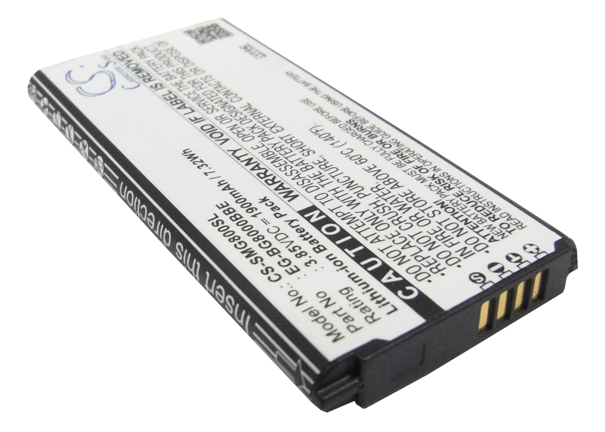 Акумулятор Samsung Galaxy S5 Dx, Galaxy S5 Mini, SM-G800, SM-G800F, SM-G800H, SM-G800R4, SM-G800Y - Зображення 2