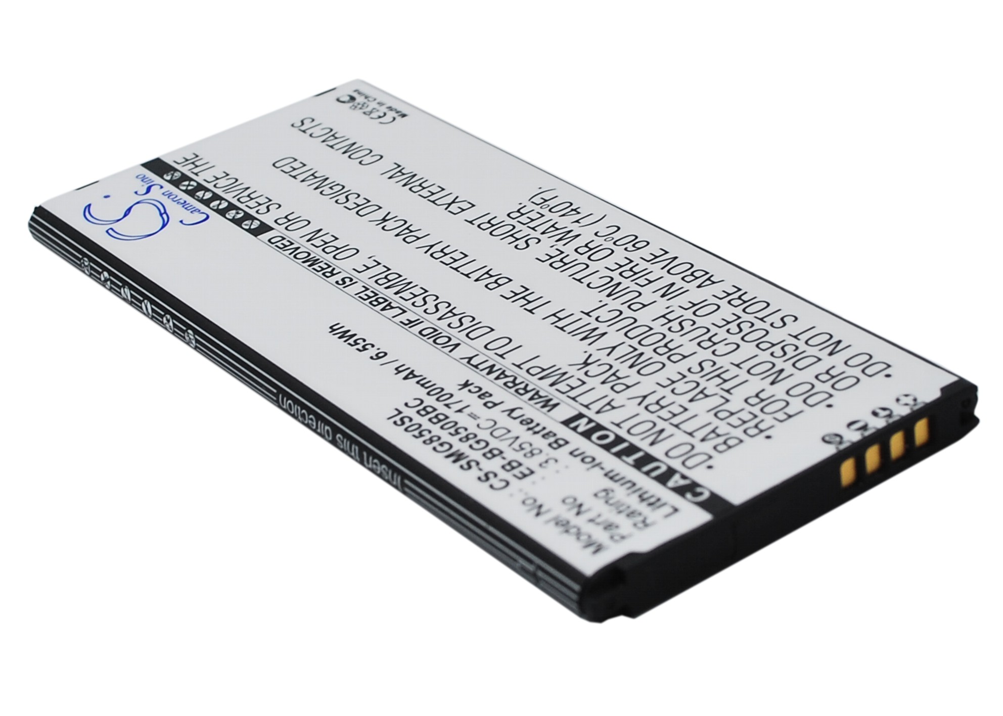Акумулятор Samsung Galaxy Alpha, Galaxy Alpha LTE-A, SM-G850, SM-G8508, SM-G8508S, SM-G8509v, SM-G850A, SM-G850F, SM-G850T, SM-S801 - Зображення 2
