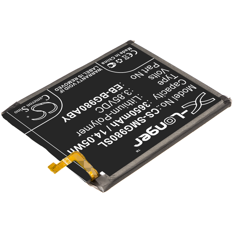 Акумулятор Samsung Galaxy S11e, Galaxy S20, SC-51A, SGH-N410, SM-G980F, SM-G980F/DS, SM-G981B, SM-G981D, SM-G981J, SM-G981N - Зображення 2