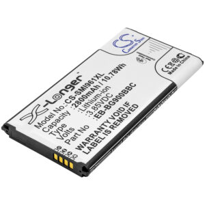 Акумулятор Samsung Galaxy Round, Galaxy Round LTE, Galaxy S5, Galaxy S5 Active, Galaxy S5 Duos 4G, Galaxy S5 LTE, Galaxy S5 Prime, Galaxy S5 Prime LTE, Galaxy S5 Sport, GT-I9600, GT-I9602, GT-I9700, SC-02G, SM-G860, SM-G860P, SM-G870A, SM-G870D,