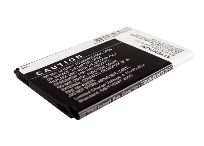 Акумулятор Samsung Galaxy Note 3, Galaxy Note 3 LTE, Galaxy Note III, SC-01F, SCL22, SGH-N075, SM-N900, SM-N9000, SM-N9002, SM-N9005, SM-N9006, SM-N9007, SM-N9008, SM-N900A, SM-N900J, SM-N900K, SM-N900P, SM-N900R4, SM-N900S, SMN900VZKE, SMN900VZWE - Зображення 3