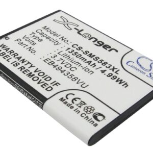 Акумулятор Samsung Ace, Cooper, Galaxy Ace, Galaxy Fit, Galaxy Gio, Galaxy M Pro, Galaxy Pro, Galaxy S Mini, GT-B7510, GT-B7800, GT-S5660, GT-S5660C, GT-S5670, GT-S5830, GT-S5830i, GT-S5830T, GT-S5830T Galaxy S Mini, GT-S5831, GT-S5831I, GT-S5838,