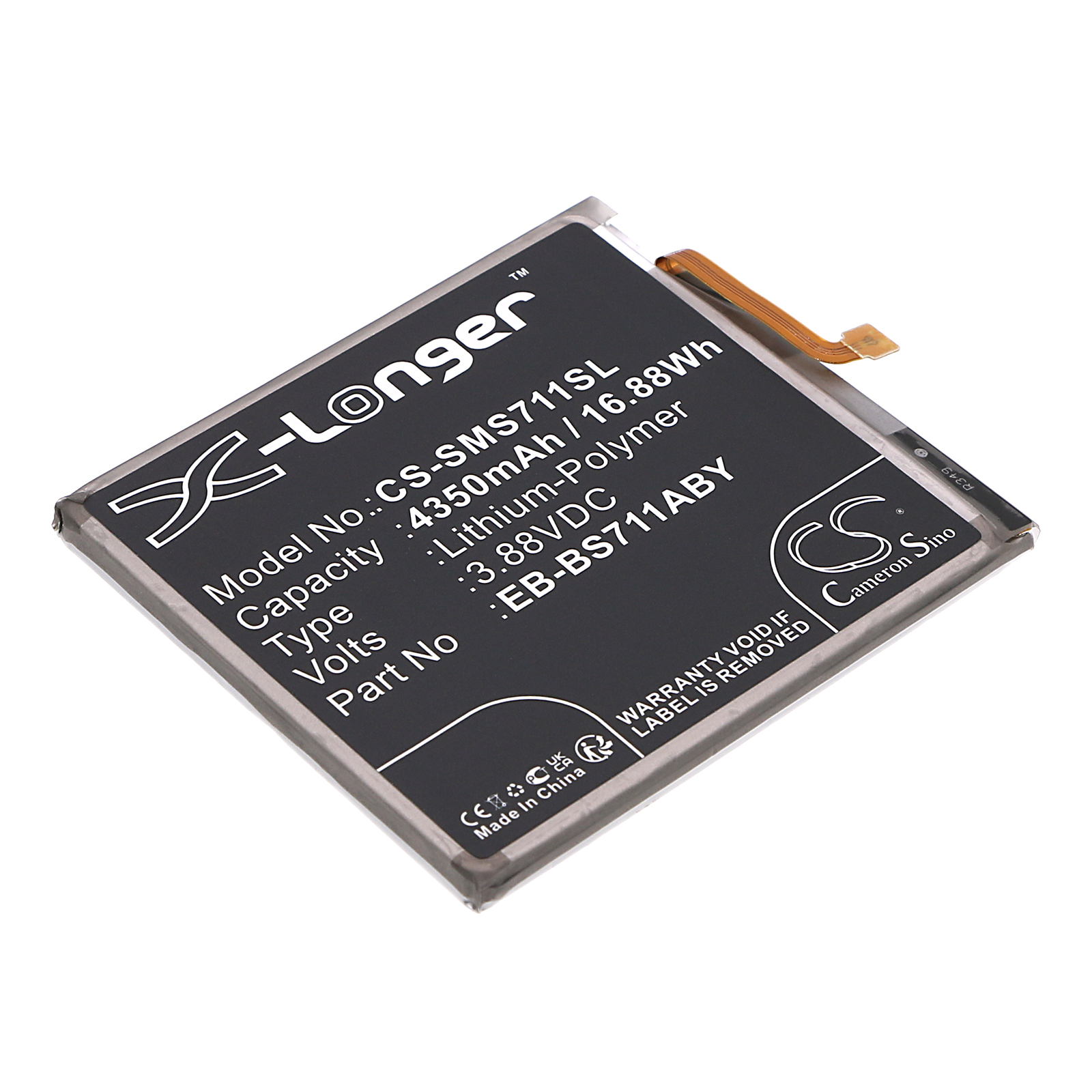 Акумулятор Samsung Galaxy S23 FE, Galaxy S23 FE 5G, M-S711U1, SM-S7110, SM-S711A, SM-S711B, SM-S711B/DS, SM-S711J, SM-S711N, SM-S711R4, SM-S711T, SM-S711V, SM-S711W