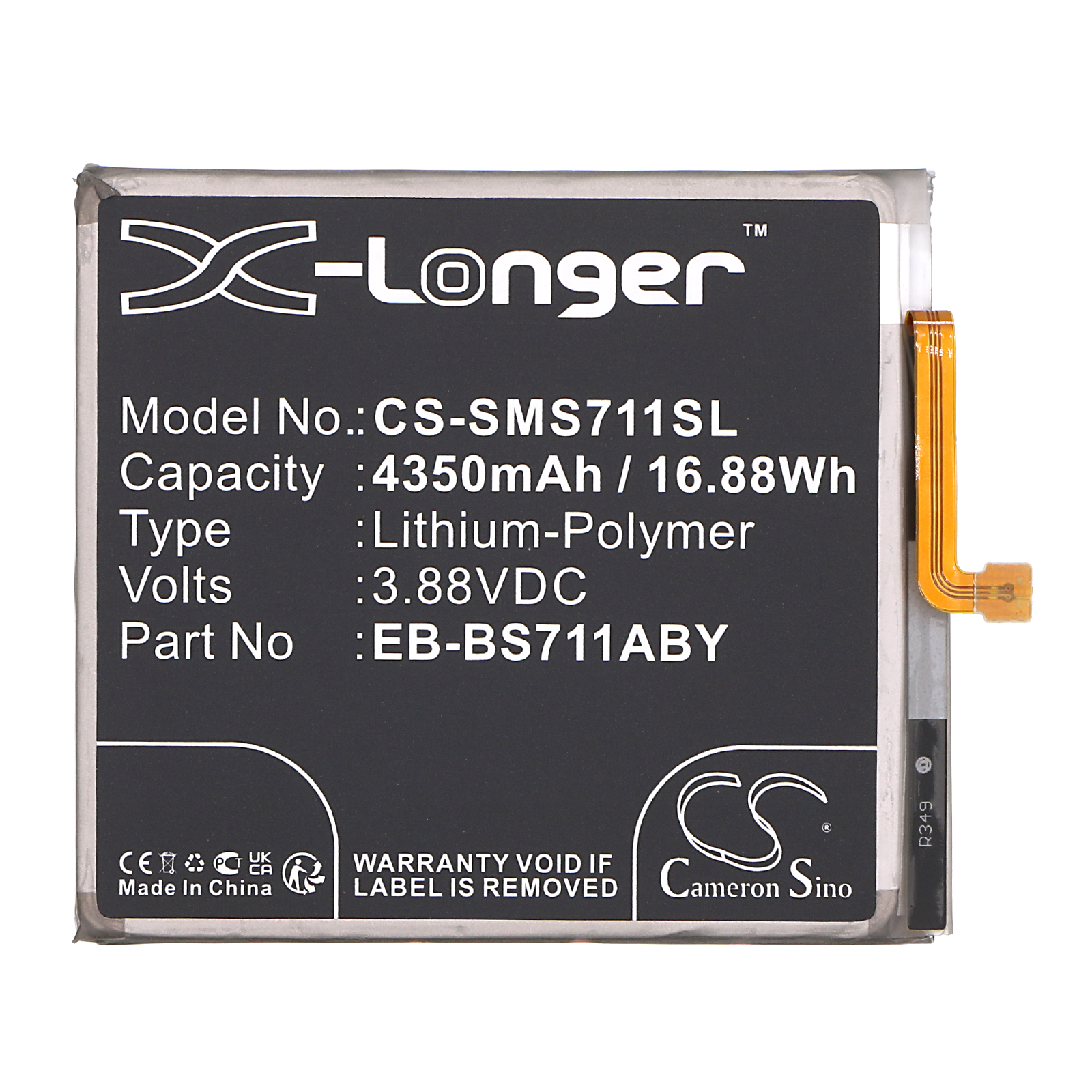 Акумулятор Samsung Galaxy S23 FE, Galaxy S23 FE 5G, M-S711U1, SM-S7110, SM-S711A, SM-S711B, SM-S711B/DS, SM-S711J, SM-S711N, SM-S711R4, SM-S711T, SM-S711V, SM-S711W - Зображення 3