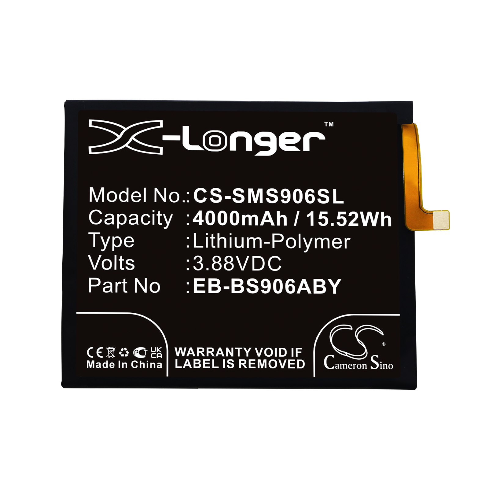 Акумулятор Samsung Galaxy S22 Plus 5G, Galaxy S22+ 5G, SM-S9060, SM-S906B, SM-S906B/DS, SM-S906E, SM-S906E/DS, SM-S906N, SM-S906U, SM-S906U1, SM-S906W - Зображення 3