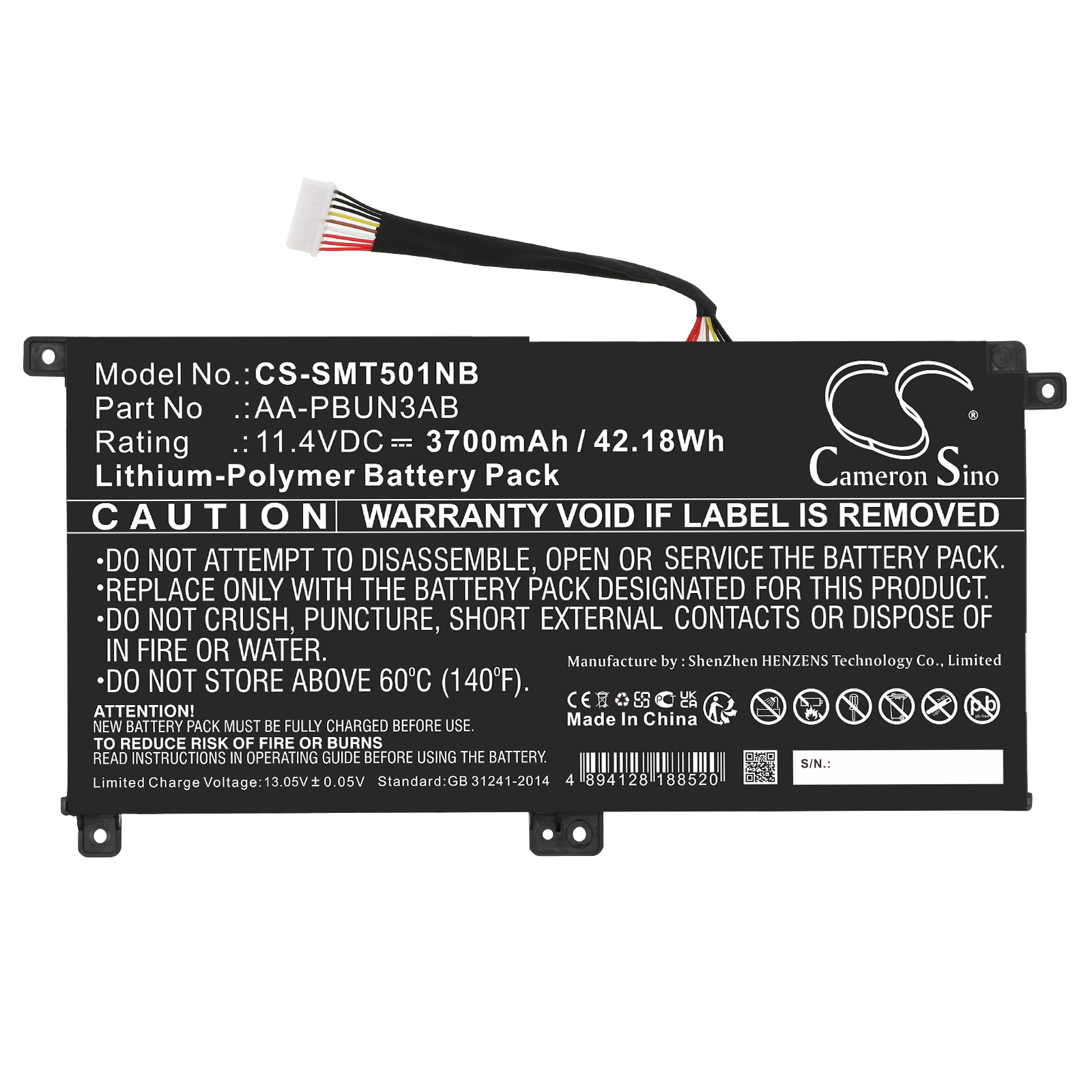 Акумулятор Samsung 300E4M series, 300E4M-K01, 300E4M-K02, 300E5K-L02, 300E5K-L03, 300E5K-L05, 300E5K-L06, 300E5K-X01, 300E5K-X03, 300E5K-X04, 300E5K-Y01, 300E5K-Y02, 300E5K-Y05, 300E5K-Y06, 300E5K-Y07, 300E5K-Y0A, 500R5M series, 500R5M-X04, - Зображення 3