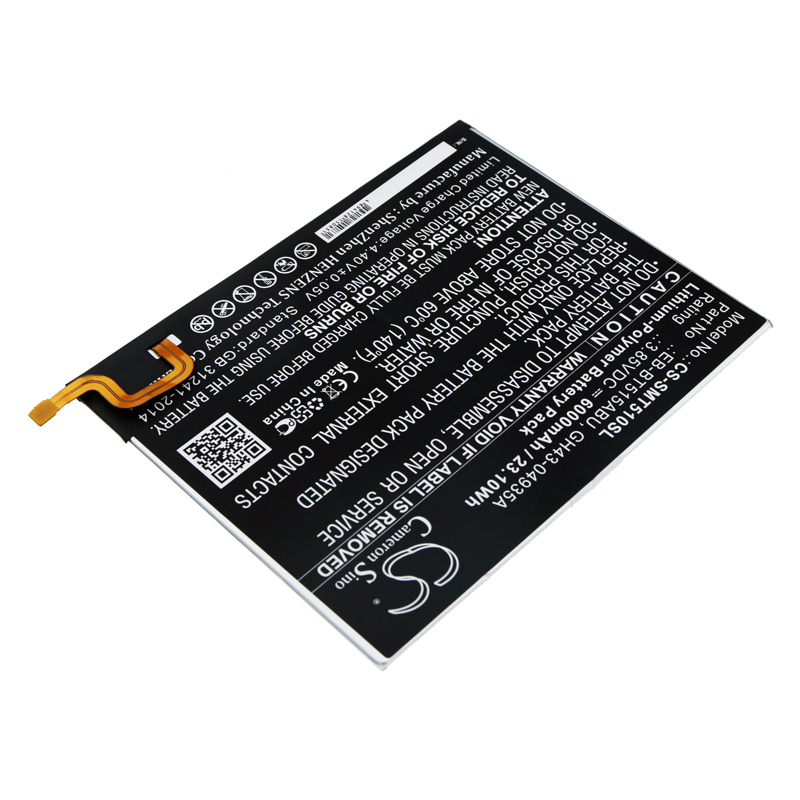Акумулятор Samsung Galaxy Tab A 10.1 2019, Galaxy Tab A 10.1 2019 WiFi 64, Galaxy Tab A 2019, SM-T510, SM-T515, SM-T517 - Зображення 2