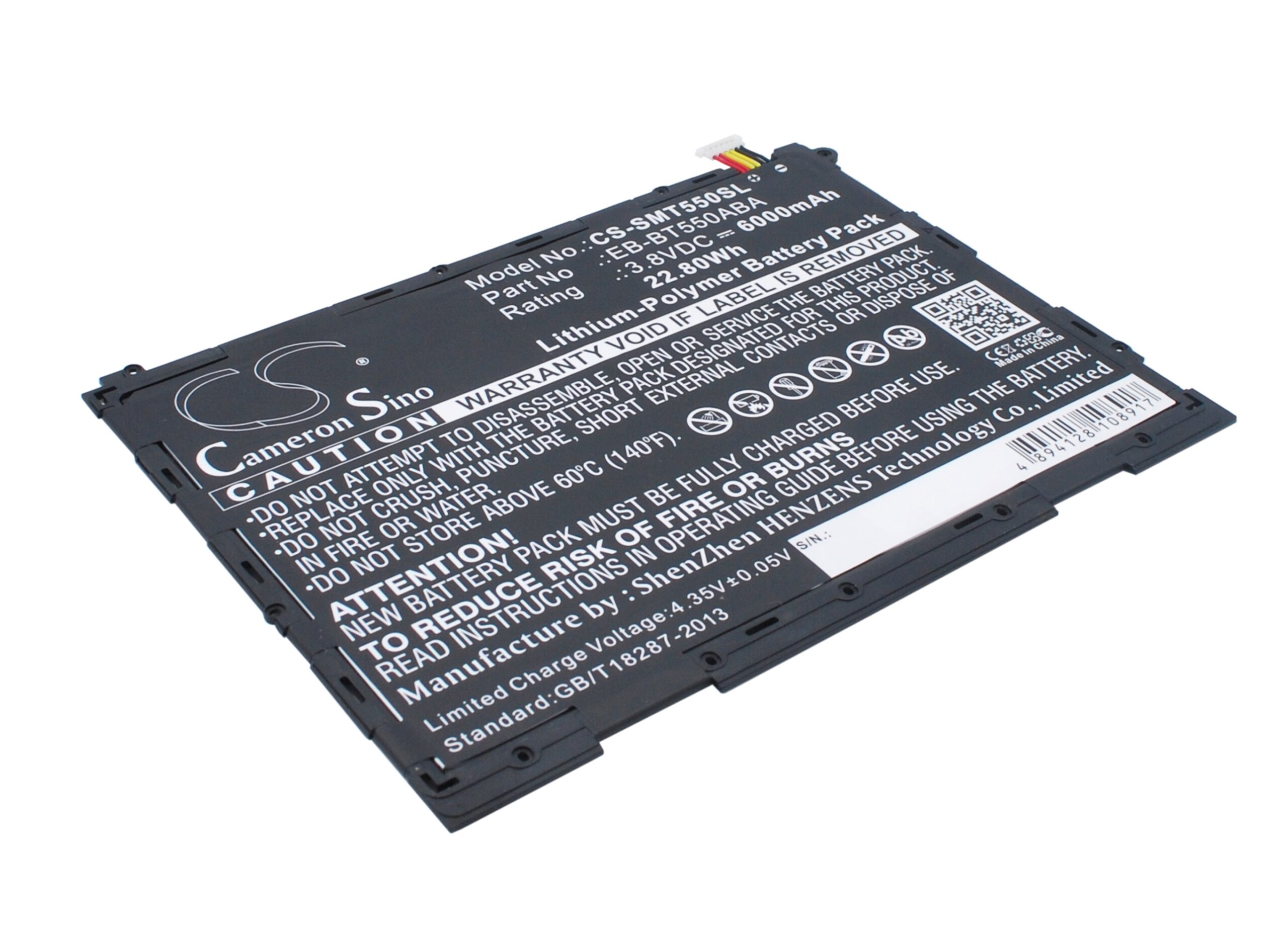 Акумулятор Samsung Galaxy Tab A 9.7, Galaxy Tab A Plus 9.7 WiFi, SM-P350, SM-P351 Galaxy Tab A Plus 9.7, SM-P550, SM-P555, SM-P555Y, SM-T550, SM-T555, SM-T555C
