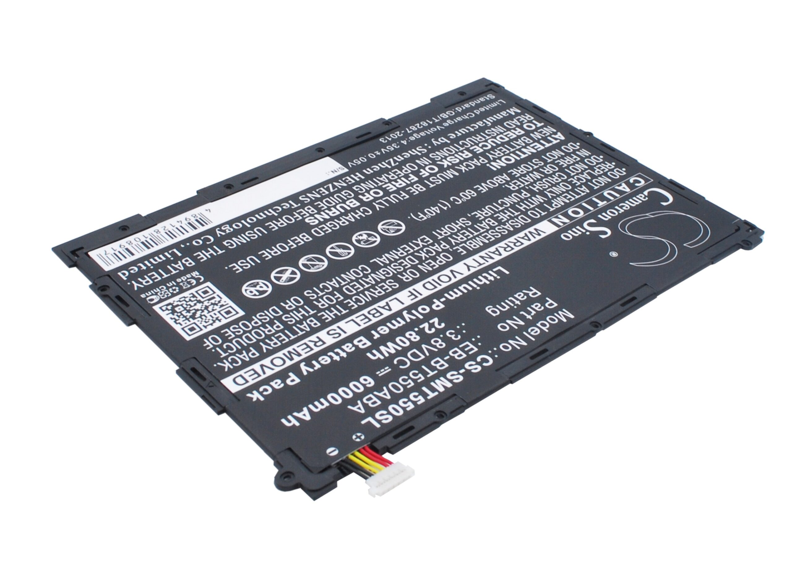Акумулятор Samsung Galaxy Tab A 9.7, Galaxy Tab A Plus 9.7 WiFi, SM-P350, SM-P351 Galaxy Tab A Plus 9.7, SM-P550, SM-P555, SM-P555Y, SM-T550, SM-T555, SM-T555C - Зображення 2