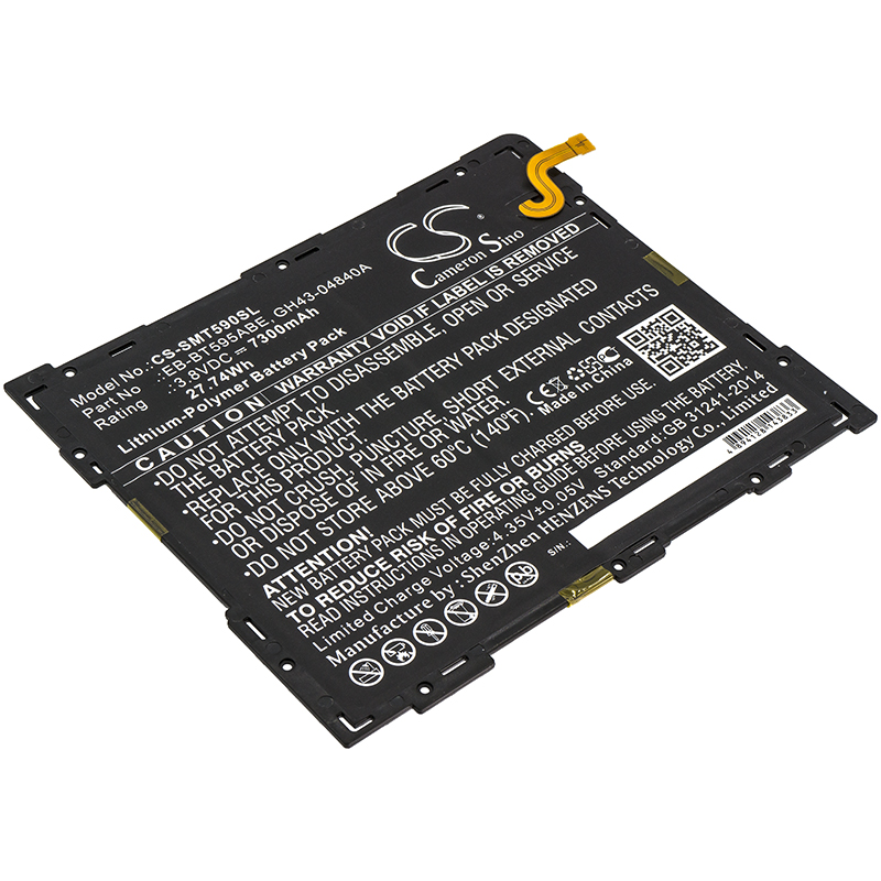 Акумулятор Samsung Galaxy Tab A 10.5 2018, Galaxy Tab A 10.5 2018 TD-LTE, Galaxy Tab A2 XL, SM-T590, SM-T590NZAATGY, SM-T590NZBAXSP, SM-T595