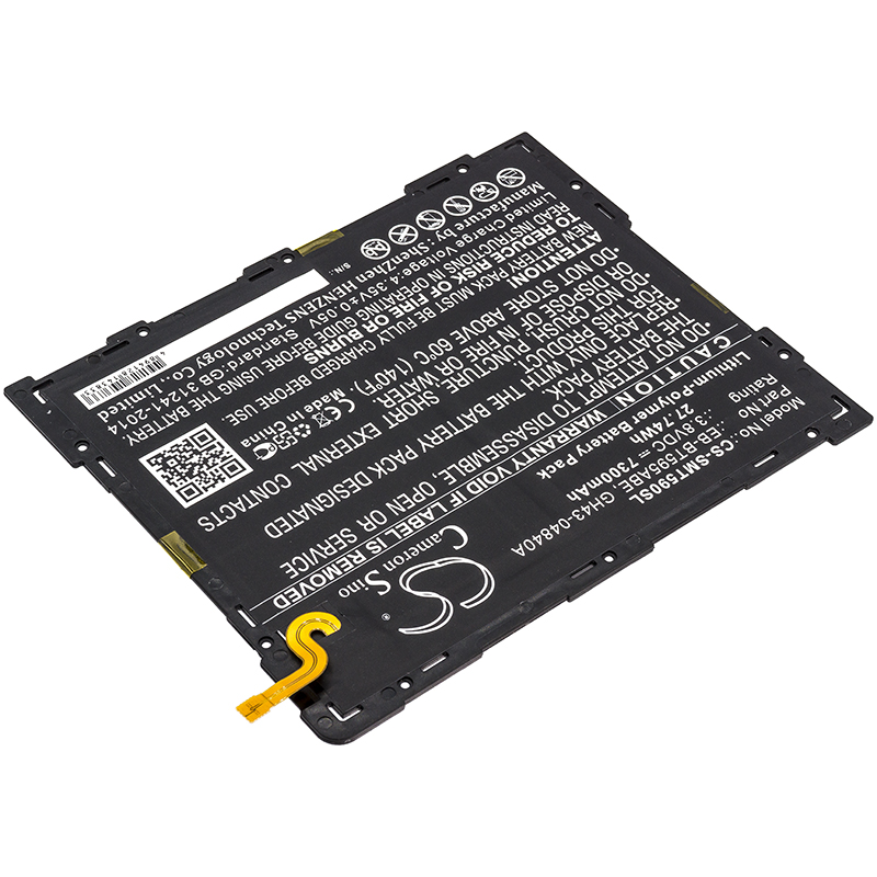 Акумулятор Samsung Galaxy Tab A 10.5 2018, Galaxy Tab A 10.5 2018 TD-LTE, Galaxy Tab A2 XL, SM-T590, SM-T590NZAATGY, SM-T590NZBAXSP, SM-T595 - Зображення 2