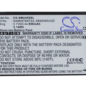 Акумулятор Samsung DoubleTake, Glyde 2, Intensity II, Intensity SCH-U450, Intensity U450, Rogue SCH-U960, Rogue U960, SCH-U450, SCH-U460, SCH-U960
