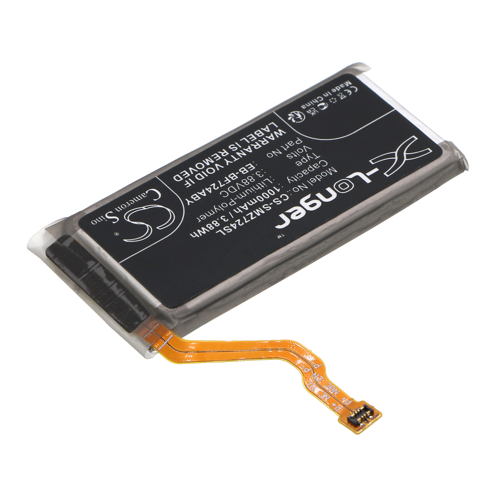 Акумулятор Samsung Galaxy Z Flip 4, Galaxy Z Flip 4 5G UW, SCG17, SM-F7210, SM-F721A, SM-F721B, SM-F721C, SM-F721D, SM-F721J, SM-F721N, SM-F721U, SM-F721U1, SM-F721W, SM-W7023 - Зображення 2
