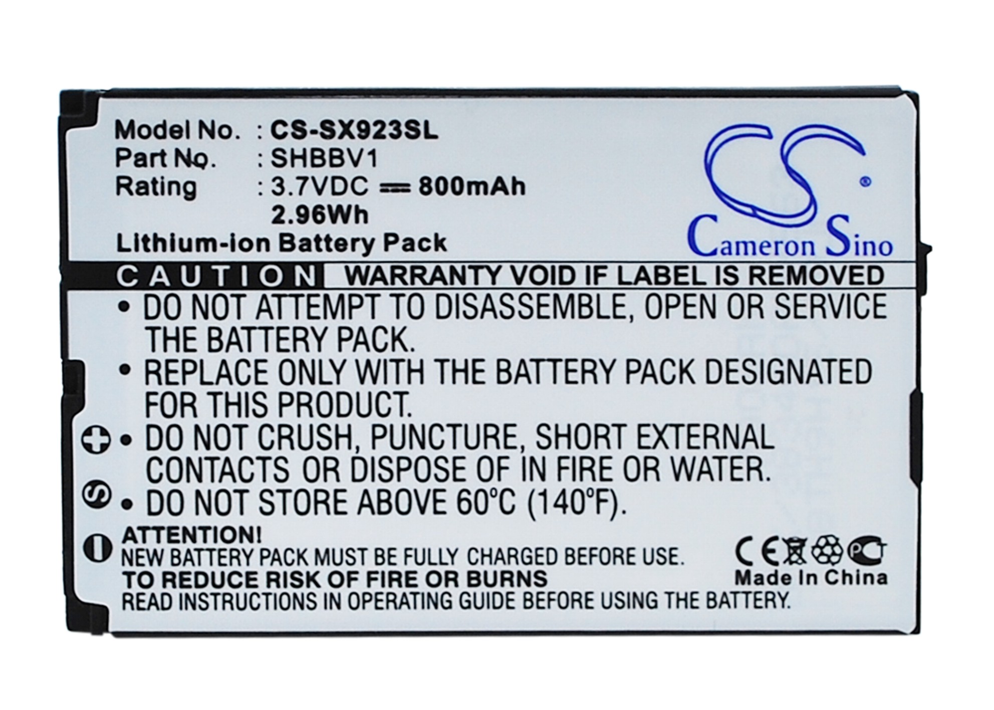 Акумулятор Sharp 9020C, 923SH