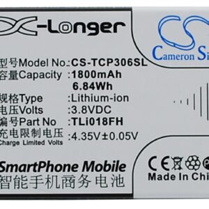 Акумулятор TCL J706T, P306C, P306W
