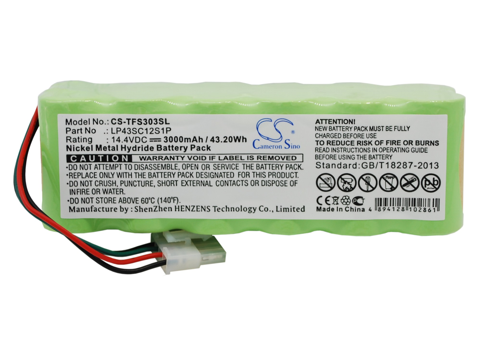 Акумулятор Tektronix 965, DSP 78-8097-5058-7, TFS3031