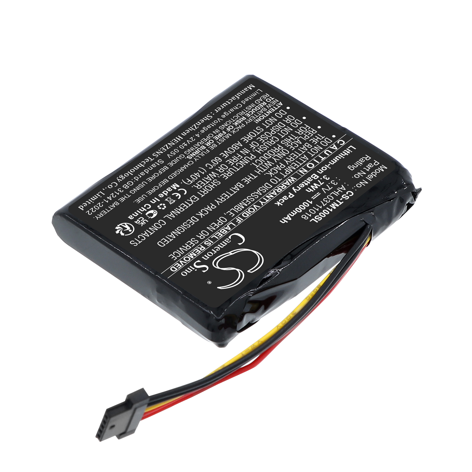 Акумулятор TomTom 4CS0.002.01, Go 1000, Go 1000 Live, Go 1005, Go 2405M, Go 2405T, Go Live 1000, Go Live 1000 Regional, Go Live 1005, Go Live 2050, Go Live 2050 World - Зображення 2