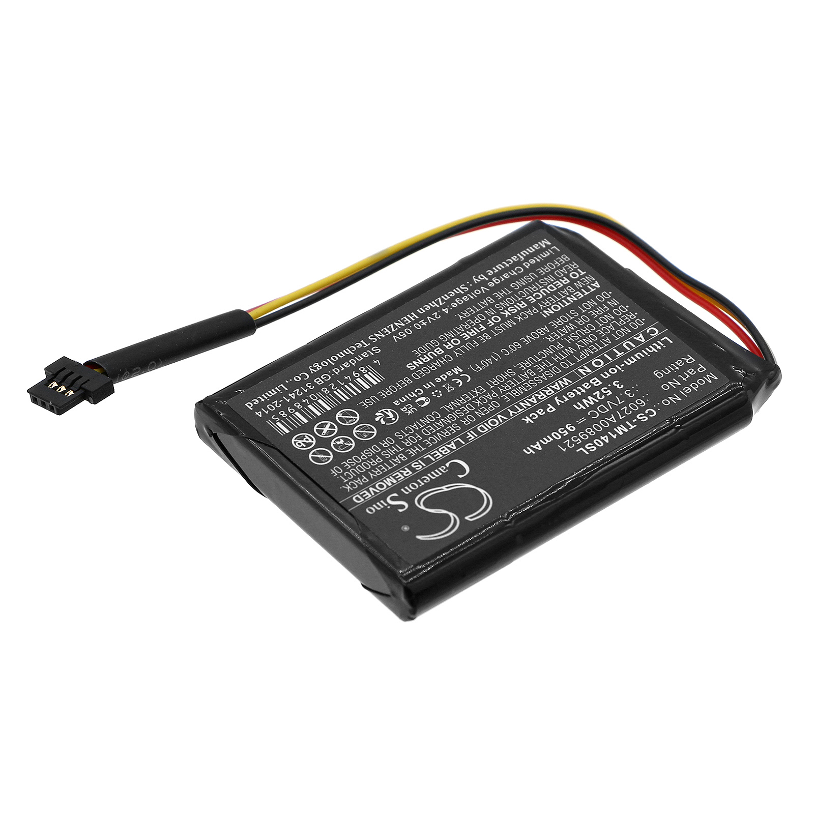 Акумулятор TomTom 1EK0.052.02, 4EK0.001.02, Go 50, Go 500, GO 600, One 140, One 140S, One 140S US - Зображення 2