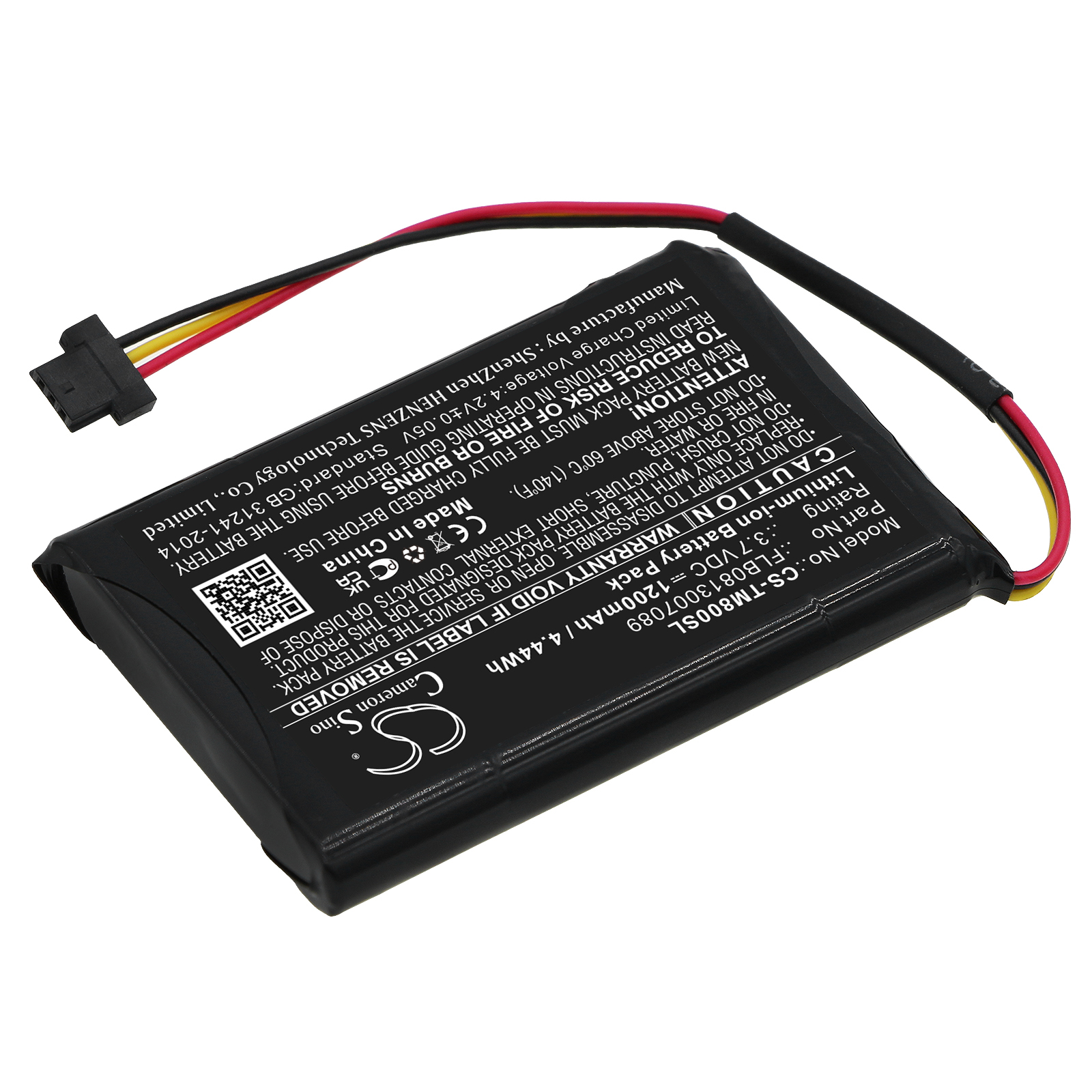 Акумулятор TomTom 4FC64 4FD6.001.00, GO 60, One XL Europe Traffic, One XL Traffic, XL 30 Series - Зображення 2