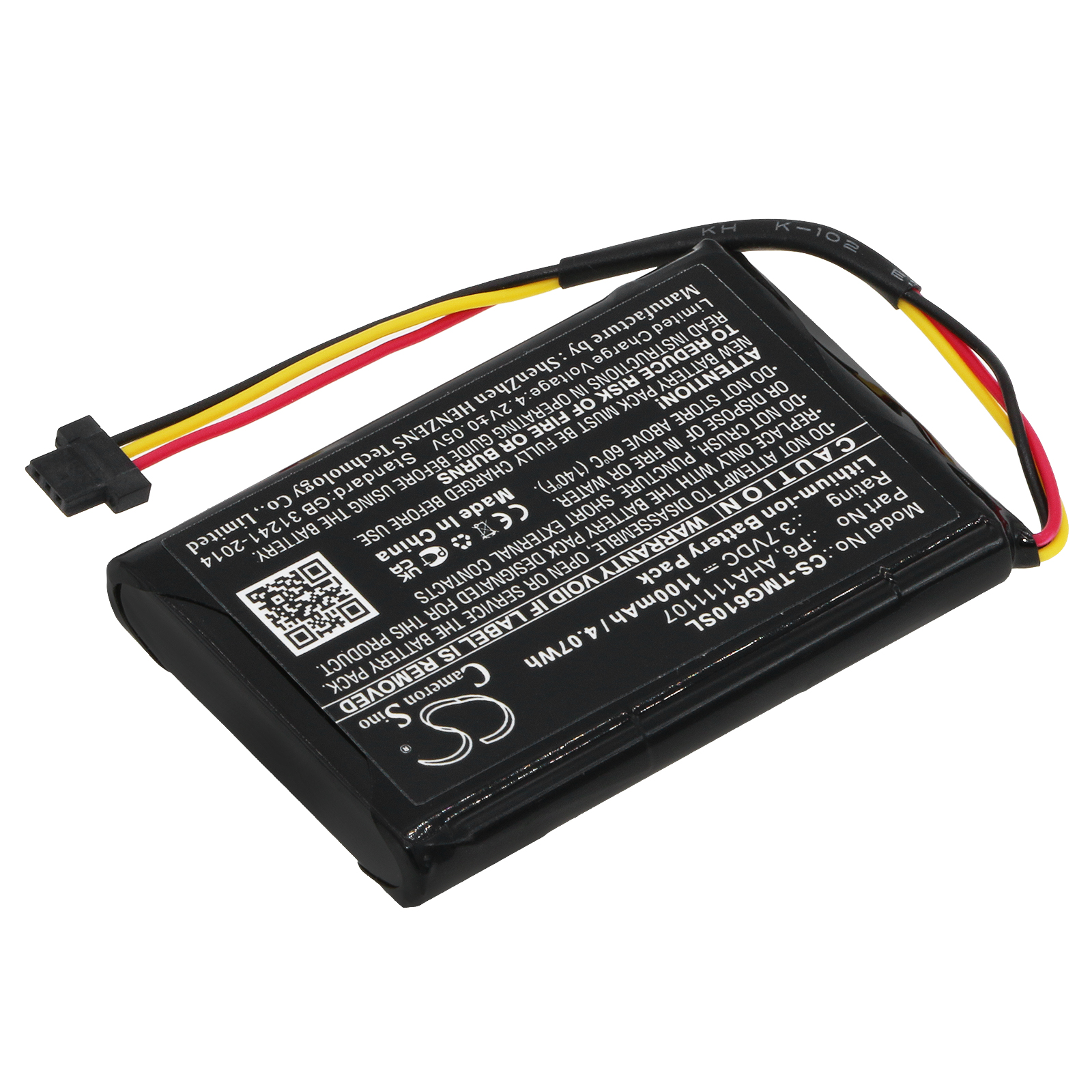 Акумулятор TomTom 4FA60, Go 610, Go 620, Go Essential, Navigator 6 - Зображення 2