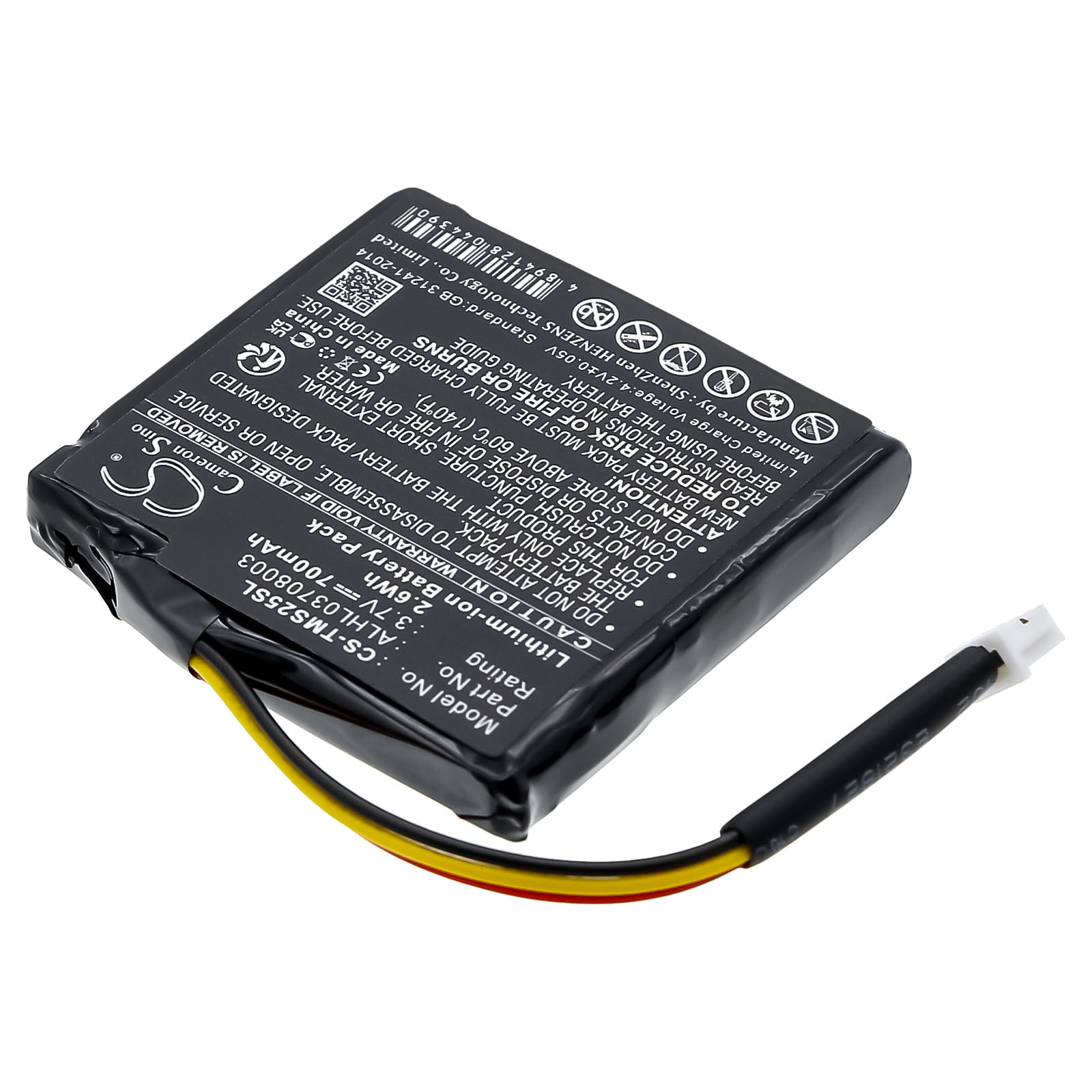 Акумулятор TomTom 4EN.001.02, 4EN42, 4EN52, 4EV42, 4EV52, Star 20, Star 25 - Зображення 2