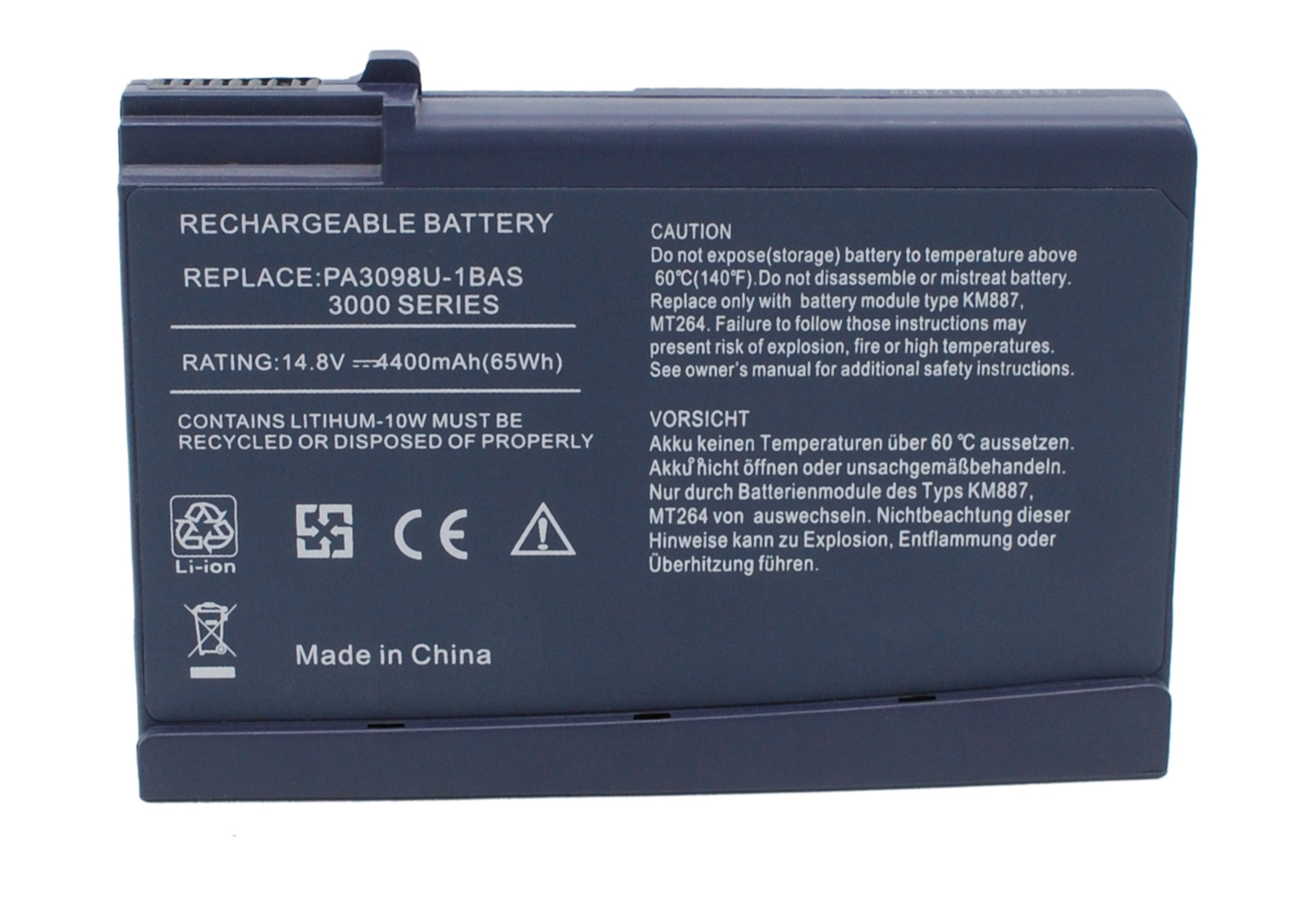 Акумулятор Toshiba Satellite 1200, Satellite 1200-S121, Satellite 1200-S122, Satellite 1200-S252, Satellite 3000, Satellite 3000-100, Satellite 3000-214, Satellite 3000-400, Satellite 3000-514, Satellite 3000-601, Satellite 3000-S304, Satellite