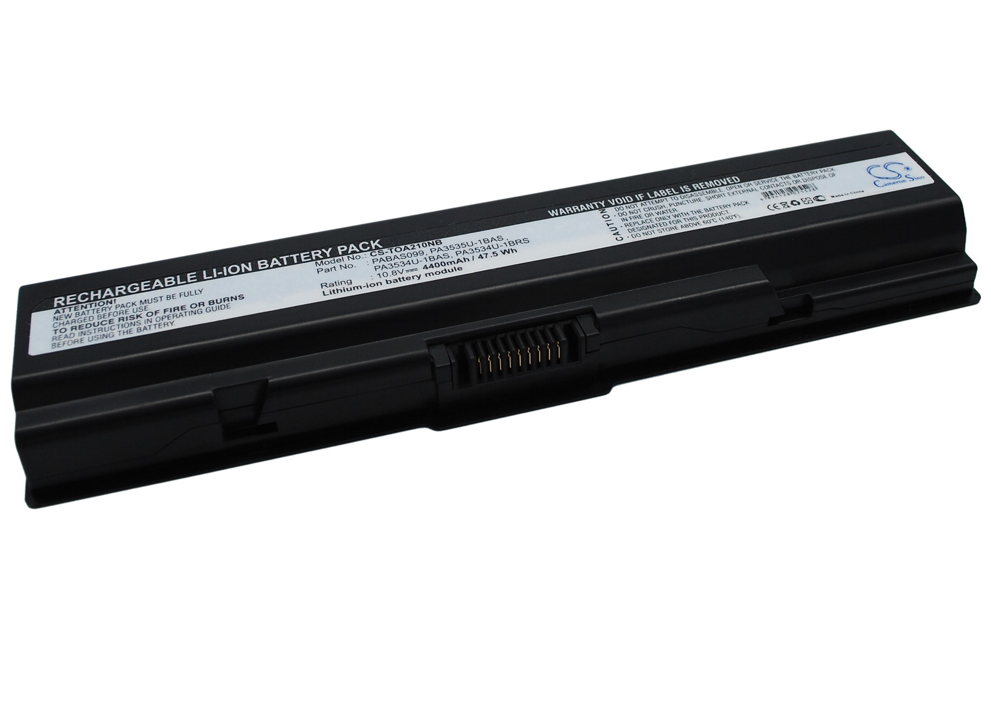 Акумулятор Toshiba Dynabook AX/52, Dynabook AX/52E, Dynabook AX/52F, Dynabook AX/52G, Dynabook AX/52G2, Dynabook AX/52GN, Dynabook AX/53, Dynabook AX/53C, Dynabook AX/53D, Dynabook AX/53F, Dynabook AX/53FBL, Dynabook AX/53FPK, Dynabook AX/53G,