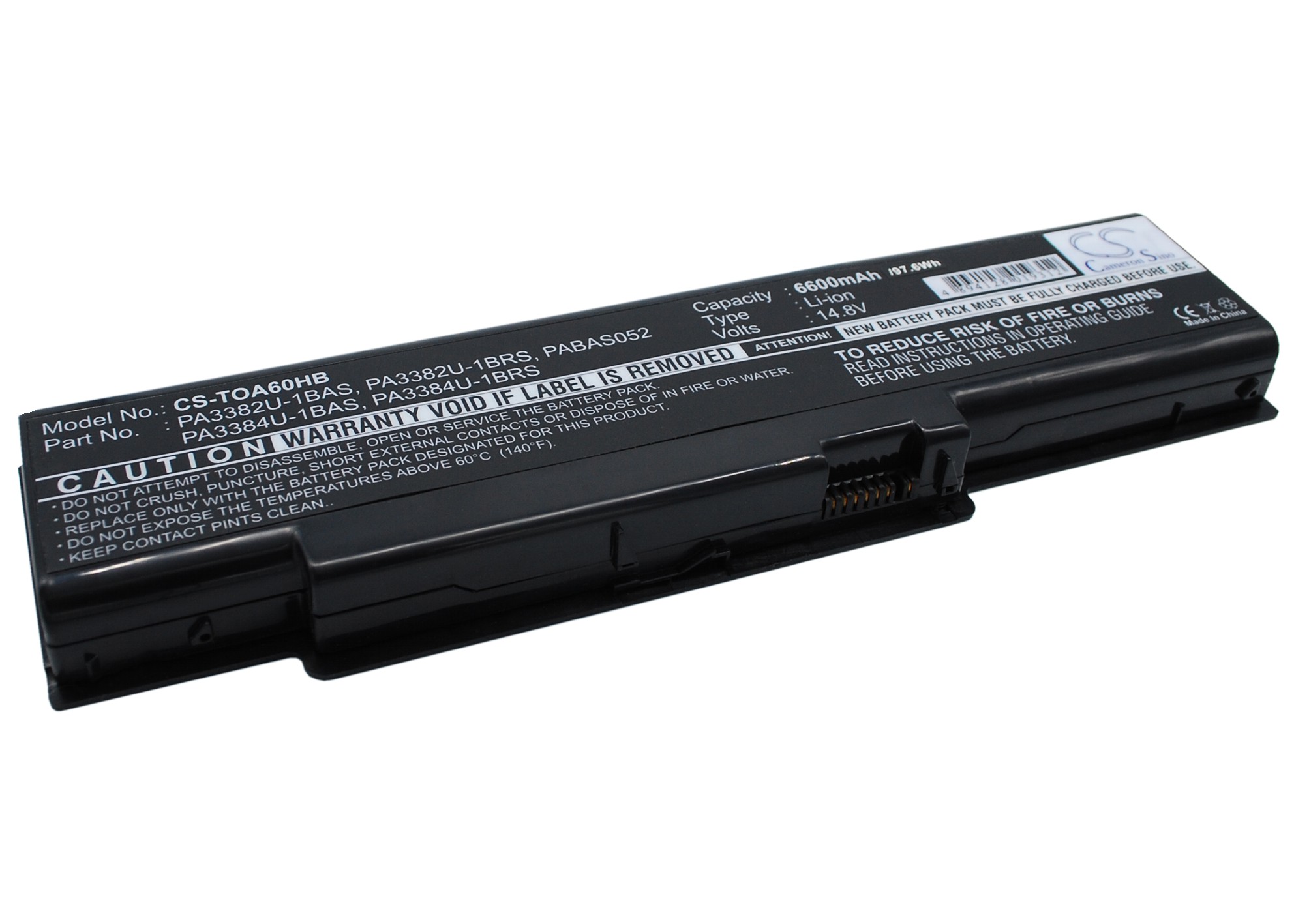 Акумулятор Toshiba Dynabook AW2, Dynabook AX/2, Dynabook AX/3, Satellite A60 Series, Satellite A60-102, Satellite A60-106, Satellite A60-116, Satellite A60-120, Satellite A60-129, Satellite A60-140, Satellite A60-145, Satellite A60-154, Satellite
