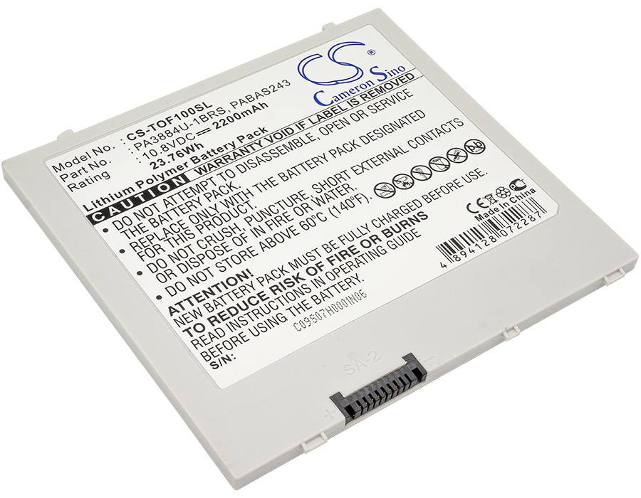 Акумулятор Toshiba 10 Thrive, AT100, AT100-001, AT100-002, AT100-100, AT105-T1016, AT105-T1016G, AT105-T1032, AT105-T1032G, AT105-T108, AT300, AT300/23C, Follo 100, Regza AT100, Thrive AT105-T016, WT310, WT310/C