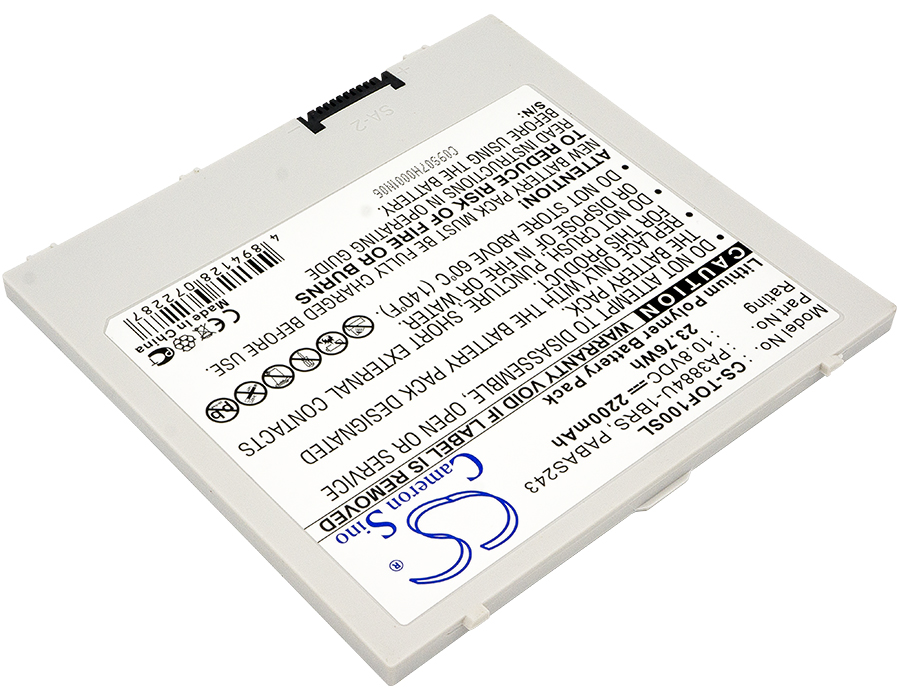 Акумулятор Toshiba 10 Thrive, AT100, AT100-001, AT100-002, AT100-100, AT105-T1016, AT105-T1016G, AT105-T1032, AT105-T1032G, AT105-T108, AT300, AT300/23C, Follo 100, Regza AT100, Thrive AT105-T016, WT310, WT310/C - Зображення 2