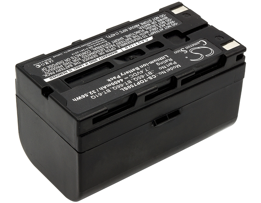 Акумулятор Topcon FC100, FC-100, FC-120, FC-200, FC2000, FC-2000, FC-2200, FC-2500, Field Controller FC100, Field Controller FC2000, GMS-2, GPT-700, GPT-7000, GPT-7000i, GPT-750, GPT-7500, GPT-7501, GPT-7502, GPT-9000, GPT9000A, GTS-700, GTS-7000, - Зображення 2