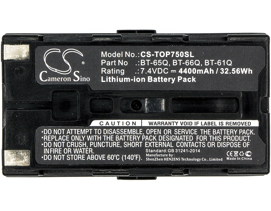Акумулятор Topcon FC100, FC-100, FC-120, FC-200, FC2000, FC-2000, FC-2200, FC-2500, Field Controller FC100, Field Controller FC2000, GMS-2, GPT-700, GPT-7000, GPT-7000i, GPT-750, GPT-7500, GPT-7501, GPT-7502, GPT-9000, GPT9000A, GTS-700, GTS-7000, - Зображення 3