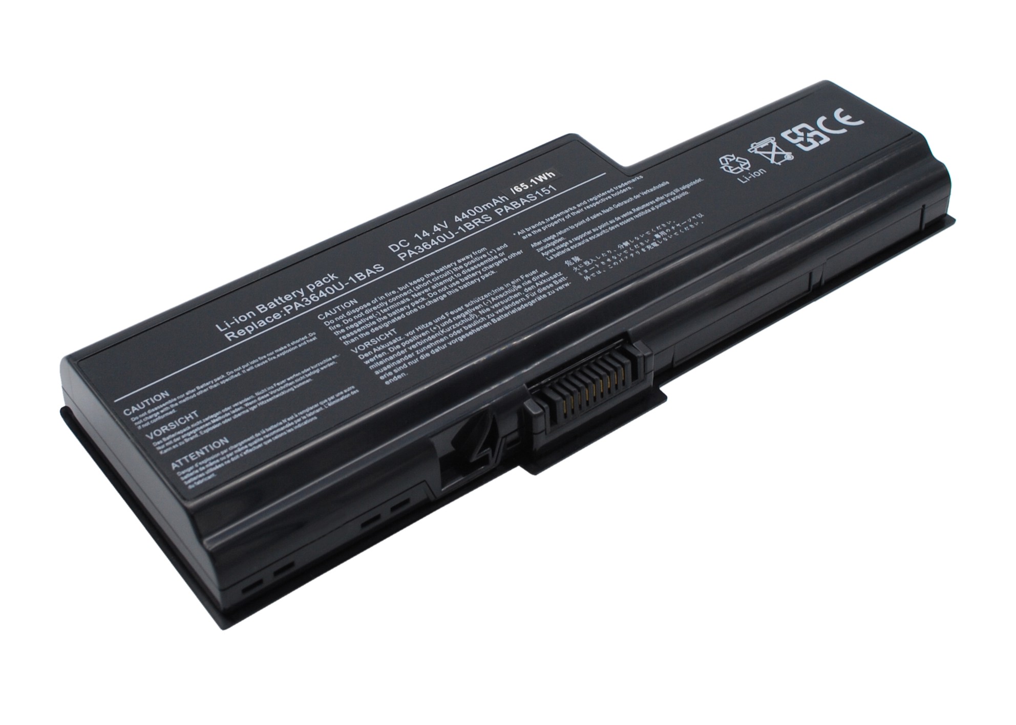 Акумулятор Toshiba Qosmio F50, Qosmio F50-01U, Qosmio F501, Qosmio F50-108, Qosmio F50-10B, Qosmio F50-10G, Qosmio F50-10K, Qosmio F50-10M, Qosmio F50-10Z, Qosmio F50-111, Qosmio F50-113, Qosmio F50-11E, Qosmio F50-11I, Qosmio F50-11J, Qosmio - Зображення 2