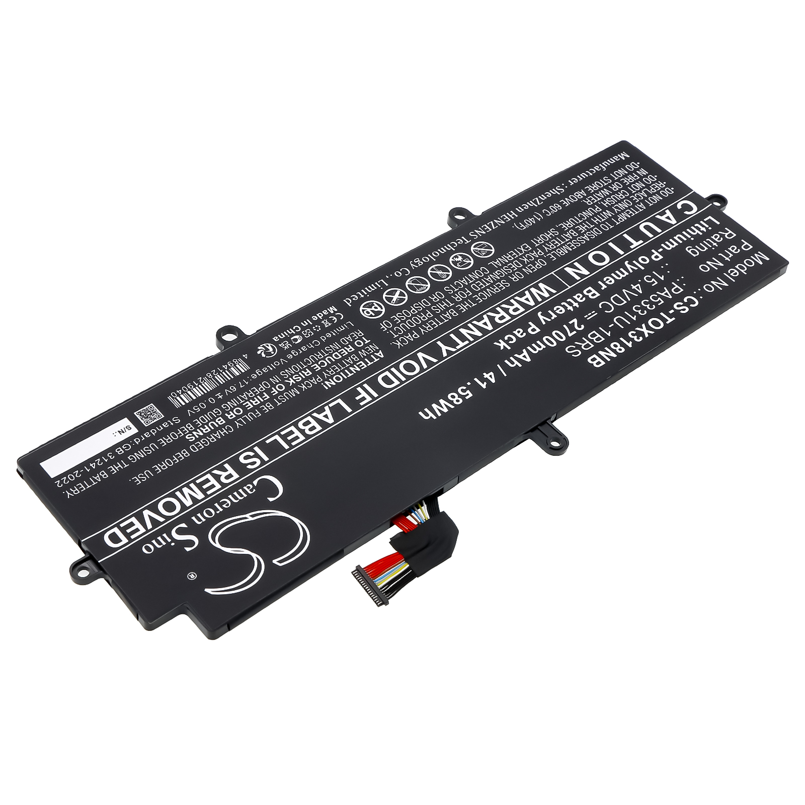 Акумулятор Toshiba Dynabook Portege A30, Dynabook Portege A30-E-10K, Dynabook Portege A30-E-10N, Dynabook Portege A30-E-11E, Dynabook Portege A30-E-11T, Dynabook Portege A30-E-11V, Dynabook Portege A30-E-127, Dynabook Portege A30-E-128, Dynabook - Зображення 2