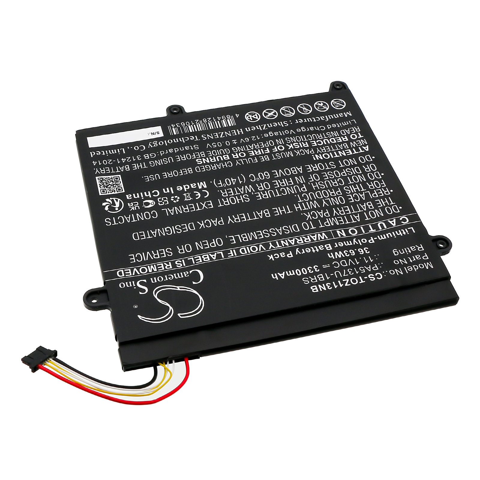 Акумулятор Toshiba Portege Z10T-A, Portege Z10T-A-102, Portege Z10T-A-103, Portege Z10T-A-104, Portege Z10T-A-106, Portege Z10T-A-109, Portege Z10T-A-10H, Portege Z10T-A-10M, Portege Z10T-A-111, Portege Z10T-A1110, Portege Z10T-A1111, Portege - Зображення 2