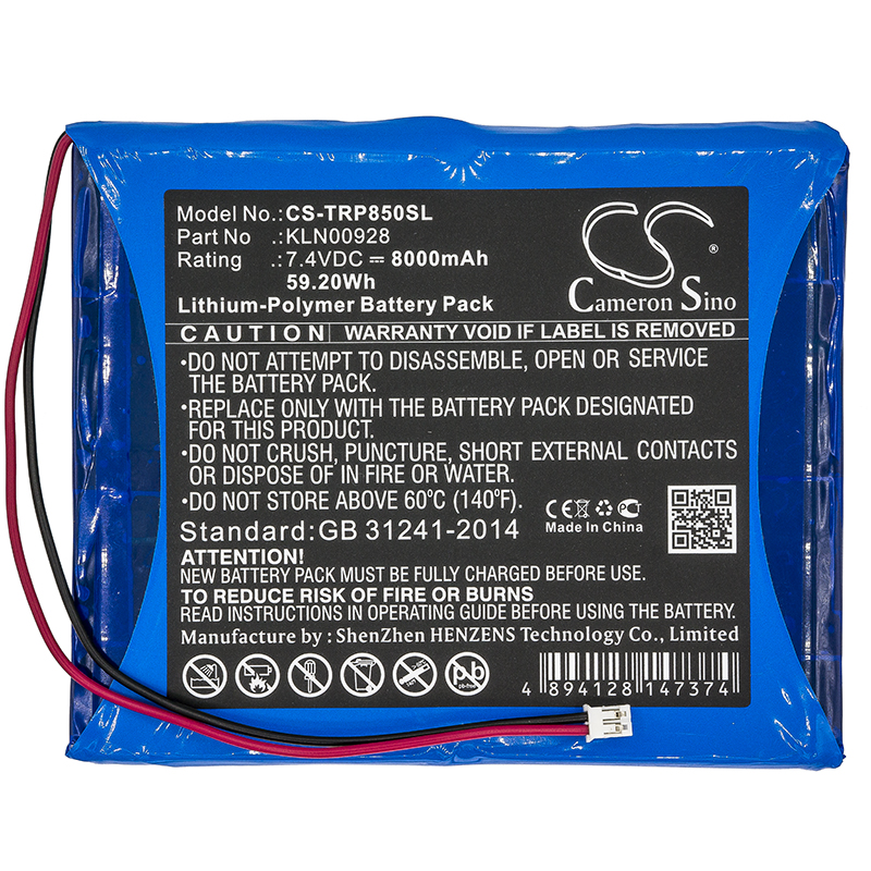 Акумулятор Trimble SPS850 Modular Receiver, SPS851 Modular Receiver, SPS852 Modular Receiver, SPS855 Modular Receiver - Зображення 3