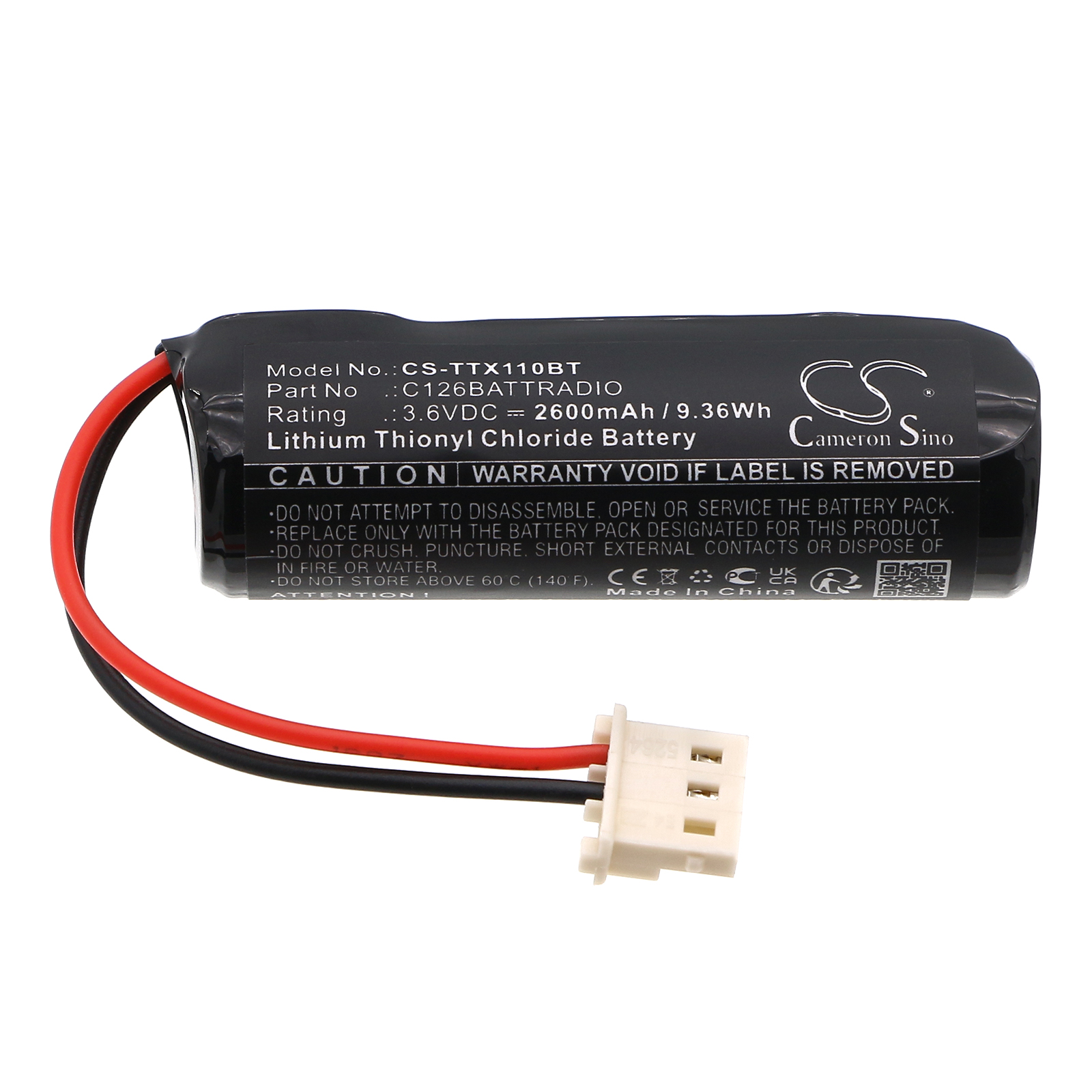 Акумулятор Technoalarm TX110, TX120, TX210, TX310 - Зображення 3