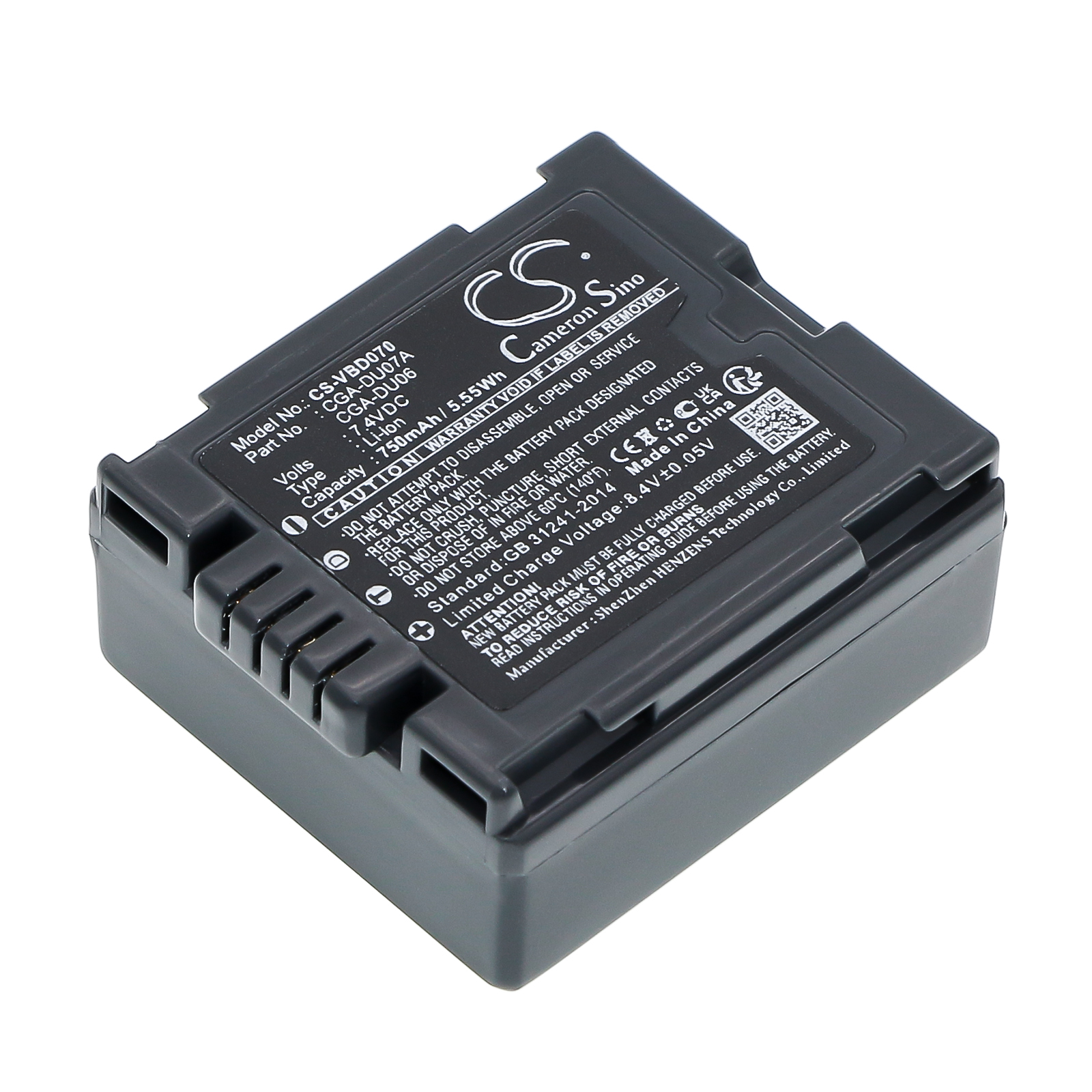Акумулятор Panasonic DR-M50B, NV-GS10, NV-GS100K, NV-GS10B, NV-GS10EG, NV-GS10EG-A, NV-GS10EG-R, NV-GS10EG-S, NV-GS120, NV-GS120B, NV-GS120EG-S, NV-GS120GN, NV-GS120GN-S, NV-GS120K, NV-GS140, NV-GS140EG-S, NV-GS140E-S, NV-GS150, NV-GS150B,