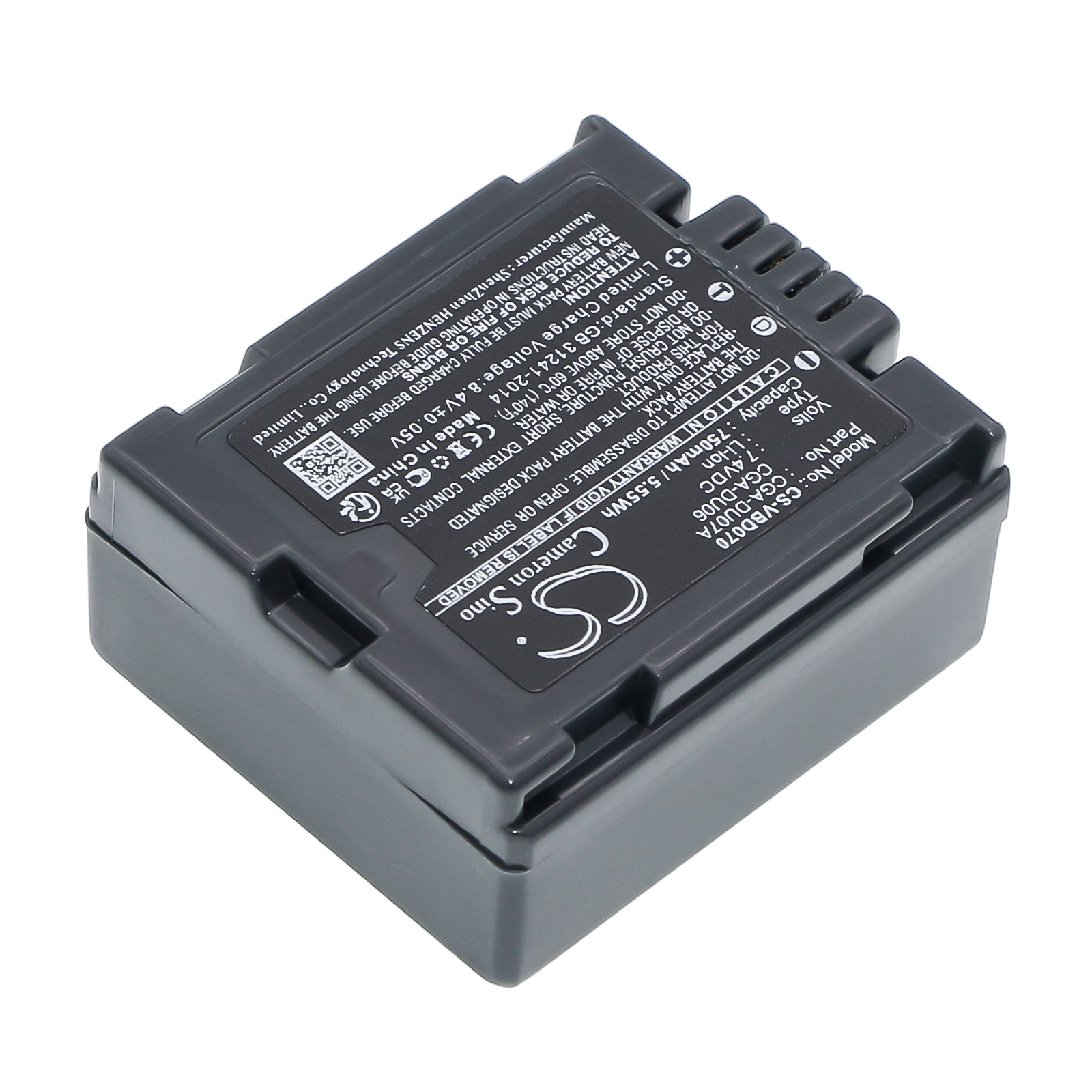 Акумулятор HITACHI DZ-BD70, DZ-BD70A, DZ-BD70E, DZ-BD7H, DZ-BD7HA, DZ-BD7HE, DZ-BD9H, DZ-BX35, DZ-BX35A, DZ-BX35E, DZ-BX37E, DZ-GX20, DZ-GX20A, DZ-GX20E, DZ-GX25M, DZ-GX3100, DZ-GX3100A, DZ-GX3100E, DZ-GX3200, DZ-GX3200E, DZ-GX3300(B), DZ-GX3300(S), - Зображення 2