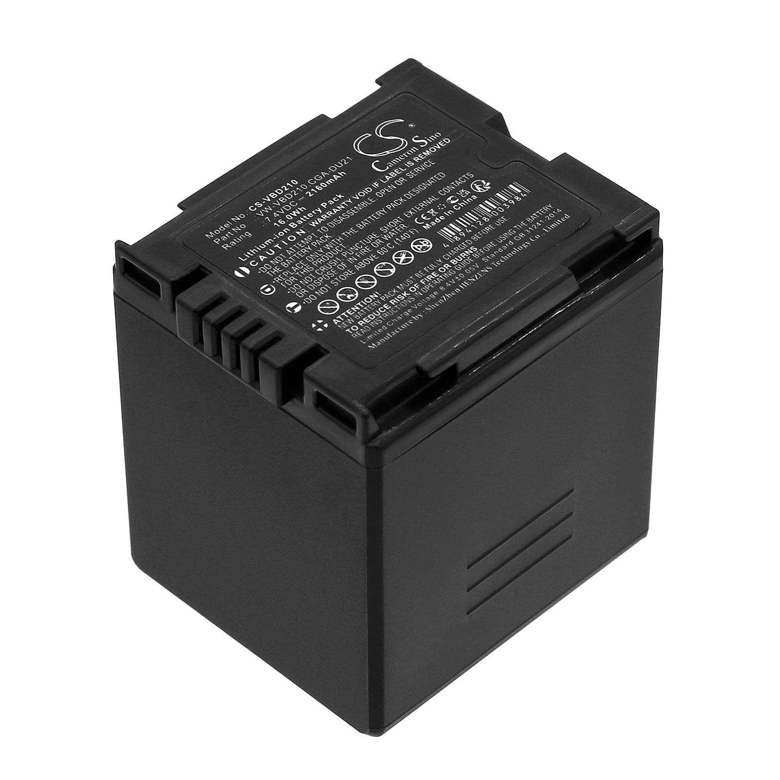 Акумулятор Panasonic NV-GS100K, NV-GS11, NV-GS120K, NV-GS17EF-S, NV-GS180, NV-GS180EB-S, NV-GS180EG-S, NV-GS200K, NV-GS230, NV-GS230EB-S, NV-GS27, NV-GS27EB-S, NV-GS27EF-S, NV-GS27EG-S, NV-GS280, NV-GS280EB-S, NV-GS280EG-S, NV-GS300, NV-GS300EB-S,
