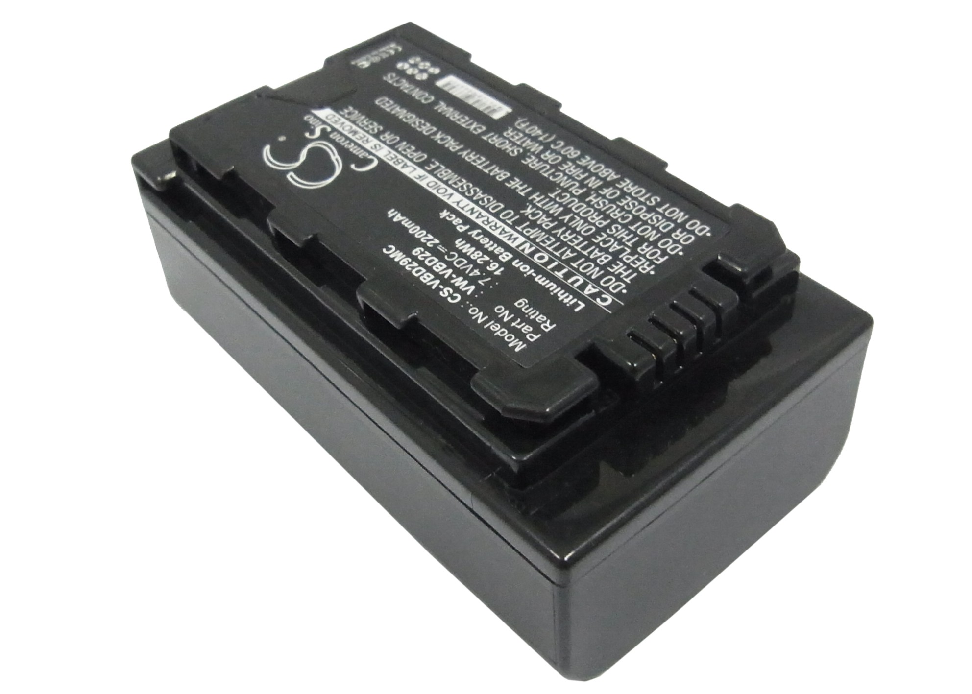 Акумулятор Panasonic AJ-PX270, AJ-PX298, AJ-PX298MC, HC-MDH2, HC-MDH2GK, HC-MDH2GK-K, HC-MDH2M, HDC-MDH2GK - Зображення 2