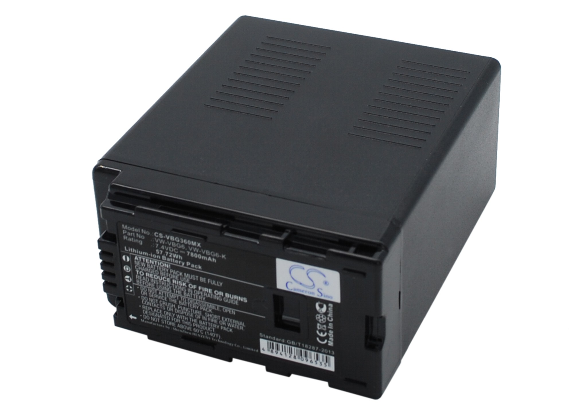 Акумулятор Panasonic AG-AC130, AG-AC130A, AG-AC130AEJ, AG-AC130AP, AG-AC160, AG-AC160A, AG-AC160AEJ, AG-AC160AP, AG-HMC150, AG-HMC153MC, AG-HMC40, AG-HMC70, AG-HMR10, AG-HMR10A, AG-HMR10E, AG-HMR10P, AG-HSC1U, CGA-E625, HDC-DX1, HDC-DX1EG-S, - Зображення 2